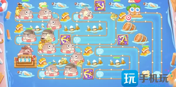 《保卫萝卜4》暖暖汤泉第8关通关攻略