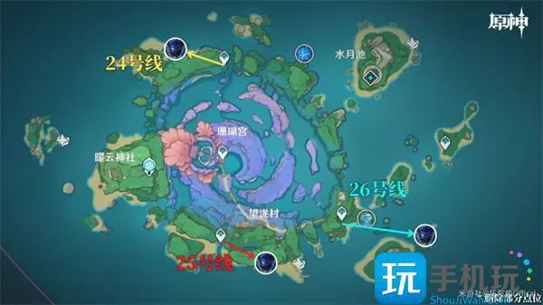 原神钩钩果采集点路线图大全