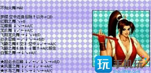 拳皇97全角色32位出招键盘带图1 拳皇97全角色32位出招键盘带图1