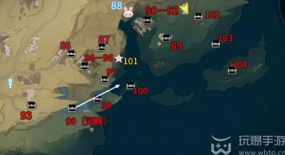 鸣潮荒石高地收集攻略