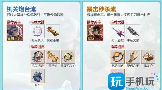 王者荣耀机关百炼流派推荐 机关百炼最强阵容流派搭配攻略