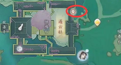 射雕手游吟咏台在哪